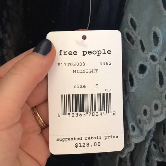 NWT Free People Velvet Midnight Magic Tank - Picture 8 of 8